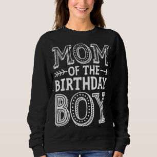 Mamma i Birthday Boy Funny Mor Mamma-familjen M T Shirt