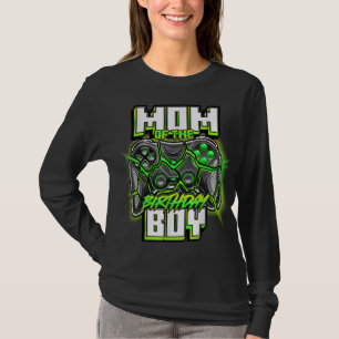 Mamma i Birthday Boy Matching Family Video-spelet T Shirt