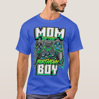 Mamma i Birthday Boy Matching Family Video-spelet T Shirt