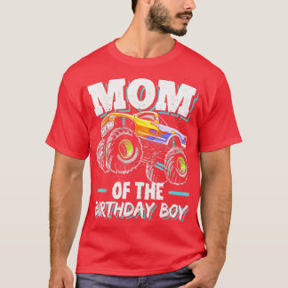 Mamma i Birthday Boy Monster Lastbil T Shirt