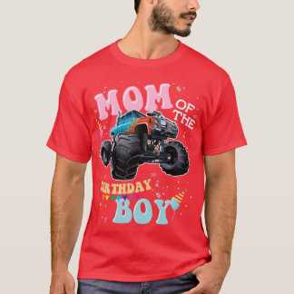 Mamma i Birthday Boy Monster Lastbilar 2 T Shirt