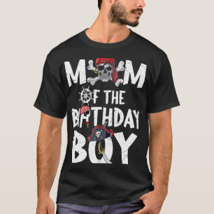 Mamma i Birthday Boy-skjortan Pirat Mamma Mamma Mo T Shirt