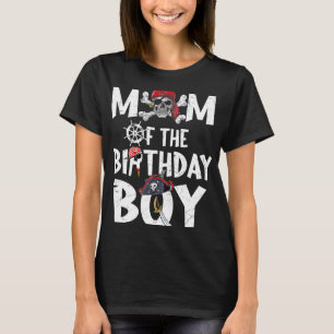 Mamma i Birthday Boy-skjortan Pirat Mamma Mamma Mo T Shirt