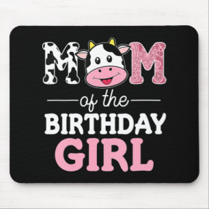 Mamma i Birthday Girl Farm Cow Mamma 1:a Mamman Musmatta