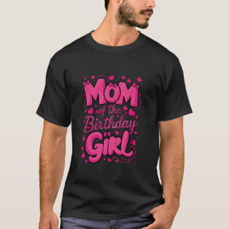 Mamma i Birthday Girl Rosa Coquette Bow Party F T Shirt