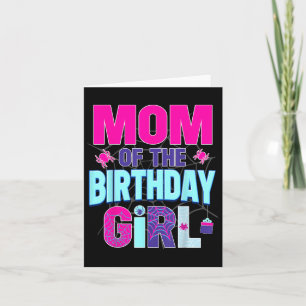 Mamma i Birthday Girl Shirt Matching Family Spi Kort