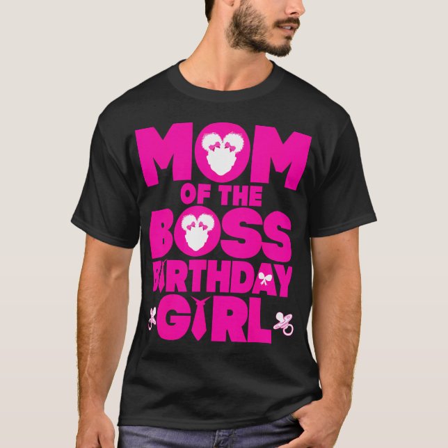 Mamma i Chef Birthday Girl Baby T Shirt (Framsida)