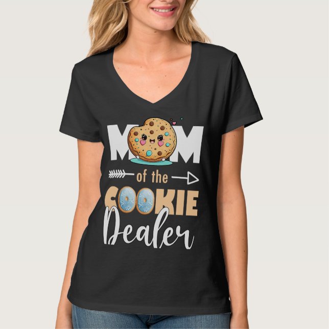 Mamma i Cookie Dealer Scout Leader 5 T Shirt (Framsida)