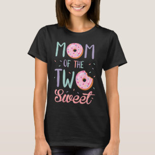 Mamma i de två syddagliga födelsetalen Donut Älska T Shirt