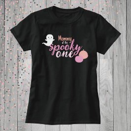 Mamma i den första födelsedagen för Spooky One Gir T Shirt