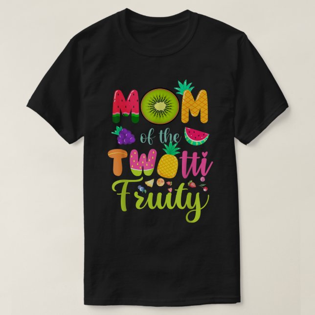 Mamma i den Fruktiga familjens 2:a födelsedag i Af T Shirt (Design framsida)