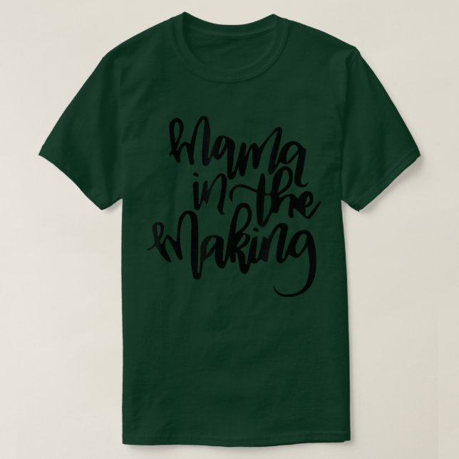 Mamma i den Skapar Graviden Gift377 T Shirt (Design framsida)