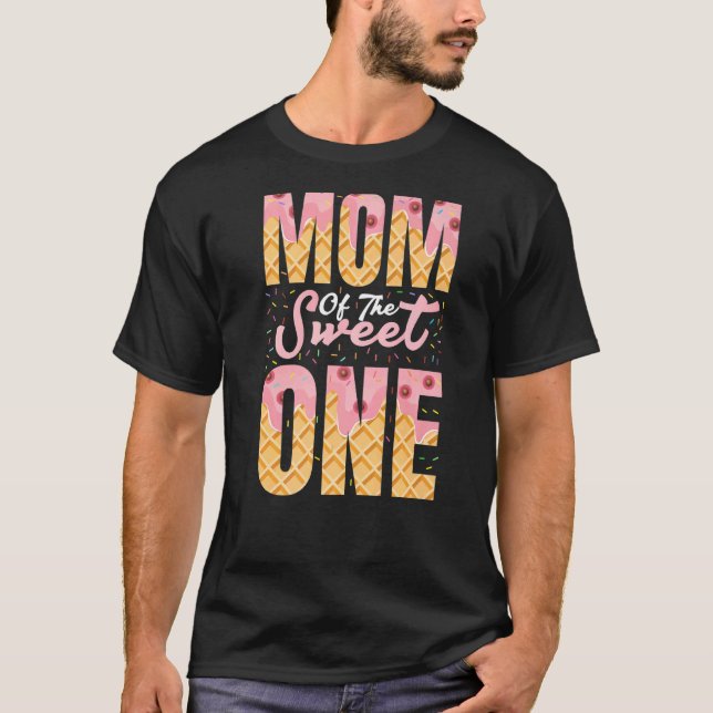 Mamma i den söta en spritkaka t shirt (Framsida)