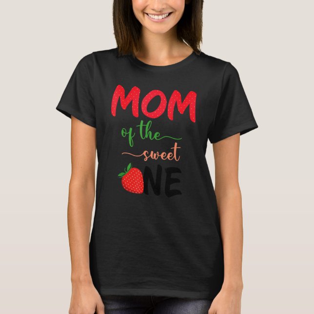 Mamma i den svenska jordgubbsdagen t shirt (Framsida)