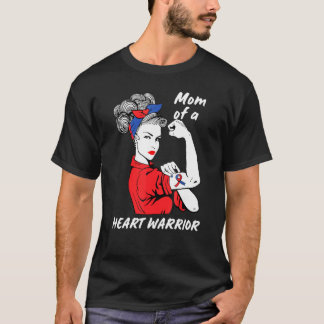 Mamma i en hjärt- och kärlhjärt-CHD-medvetandegöra T Shirt