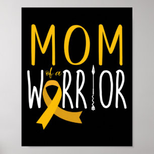 Mamma i en krigare medvetenhet om cancer hos barn poster