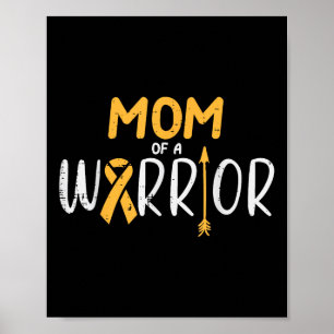 Mamma i en krigare medvetenhet om cancer hos barn poster