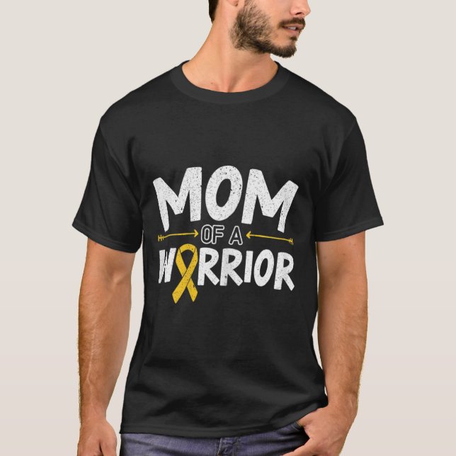 Mamma i en månad för uppmärksamheten om cancer hos t shirt (Framsida)
