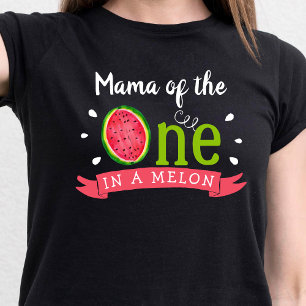 Mamma i en melon Föräldrar 1:a födelsedag T Shirt