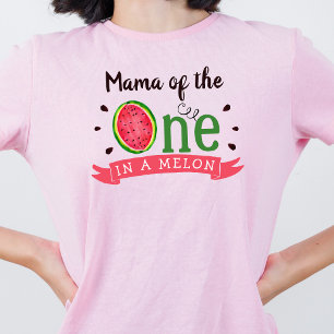 Mamma i en melon Föräldrar 1:a födelsedag T Shirt