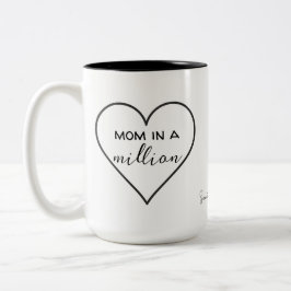 "Mamma i en miljon" Heart Mugg | Mor's Day Gift