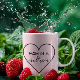 "Mamma i en miljon" Heart Mugg | Mor's Day Gift