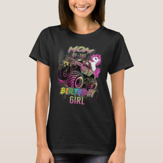 Mamma i en monster Lastbil Girl Birthday Girl Unic T Shirt
