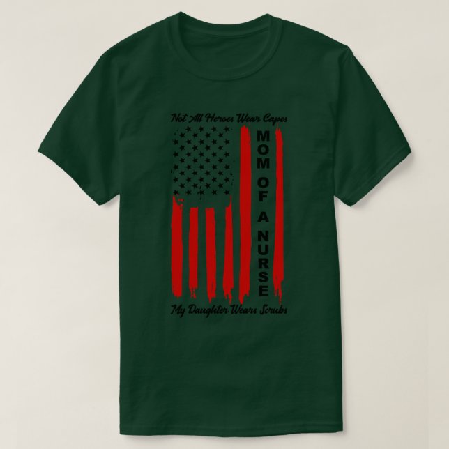 Mamma i en Nurse 3 T Shirt (Design framsida)