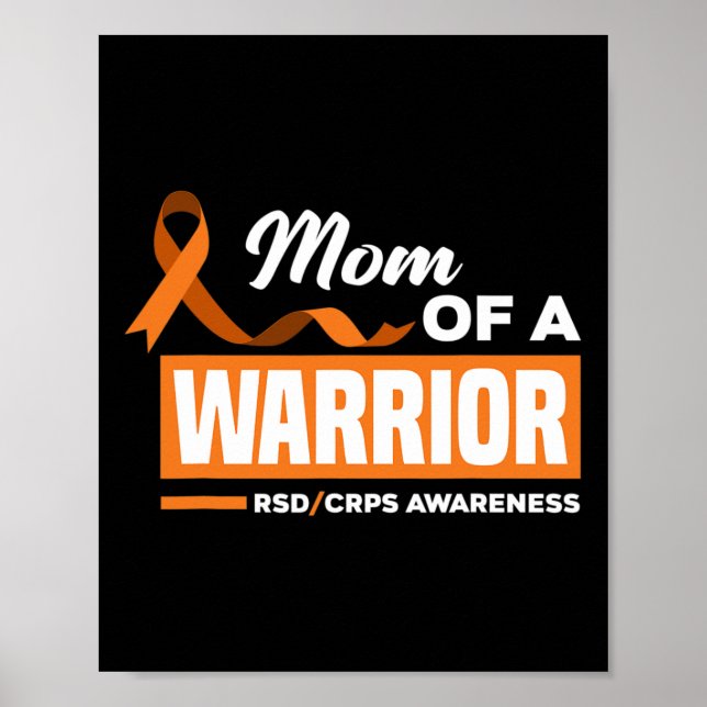 Mamma i en Warrior RSD Crps Awareness Poster (Framsidan)