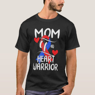 Mamma i ett hjärtkärlkramp, medvetandehöjande muns t shirt