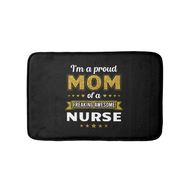 Mamma i ett läckande fantastisk Nurse Badrumsmatta (Framsidan)
