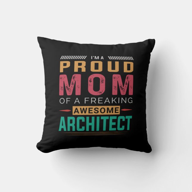 Mamma i Fantastisk Architect Kudde (Framsida)