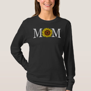 Mamma i födelsedagsfamiljen av solrosor som passar t shirt