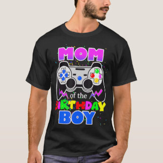 Mamma i Födelsedagsfesten Birthday Boy Video Game T Shirt