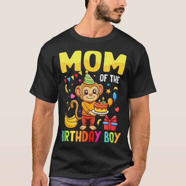 Mamma i födelsedagsgubben i Party T Shirt (Framsida)