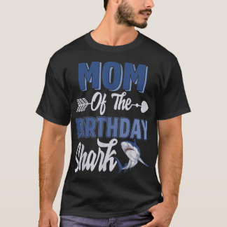 Mamma i födelsedagsgubbshajen Ocean Matching Famil T Shirt