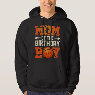 Mamma i födelsedagskorgen Basketball Mor Mamma Rol Hoodie