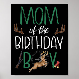 Mamma i födelsedagspojken Big en Birthday Hjort Hu Poster