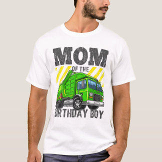 Mamma i födelsedagspressen Matching Sopor Lastbil T Shirt