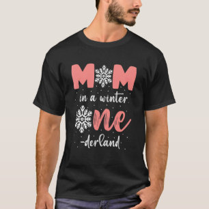 Mamma i födelsedagstjejens vinterland 1 St Bi T Shirt