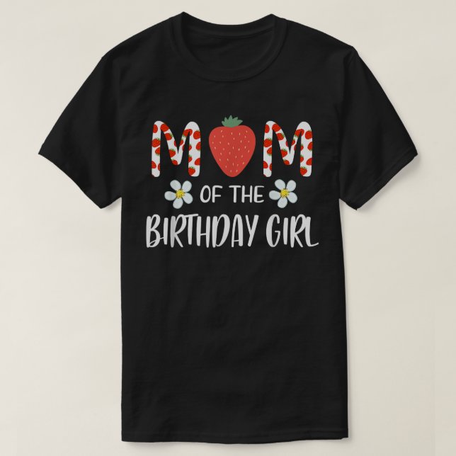 Mamma i födelsedagstjuvens första födelsedag Berry T Shirt (Design framsida)