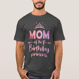 Mamma i första födelsedag Princess Girl Ett år T Shirt