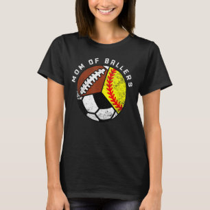 Mamma i fotbollsfotbollsfotbollsmatchen Mamma T Shirt