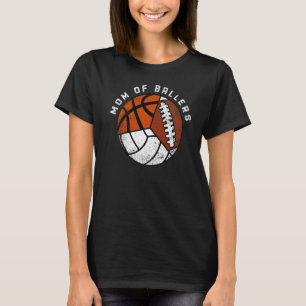 Mamma i fotbollsmatchen Volleyball Mamma T Shirt