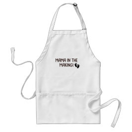 Mamma i Graviden Skapar - Administrativ Förkläde