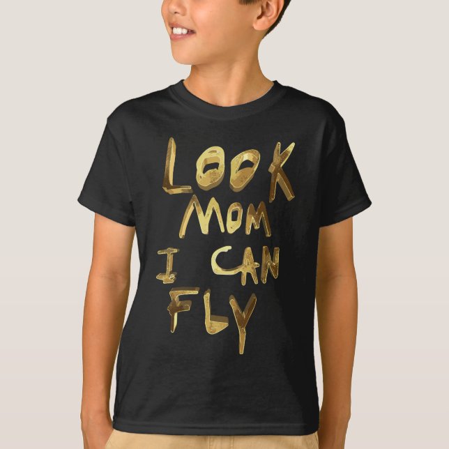 mamma i kan flyga t shirt (Framsida)