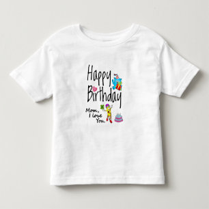 Mamma I kärlek dig. Grattis på födelsedagen. T Shirt