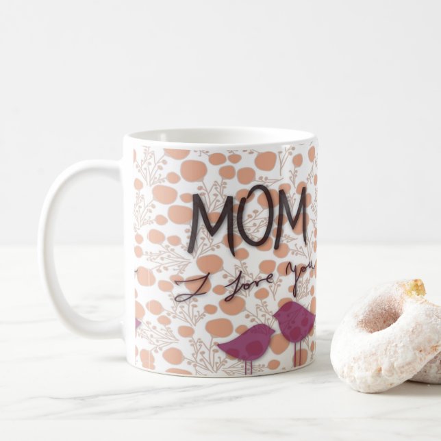 Mamma I kärlek du Kaffemugg (Med munk)
