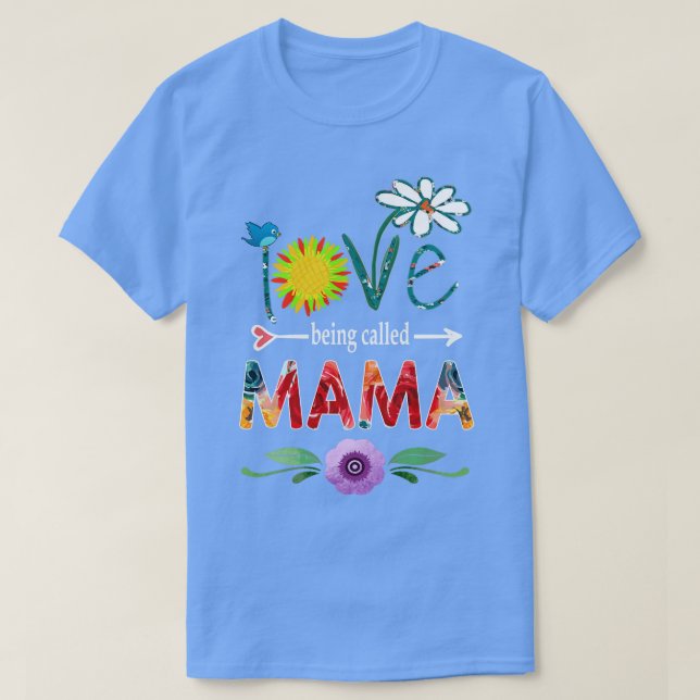 mamma i kärlek heter mamma t shirt (Design framsida)