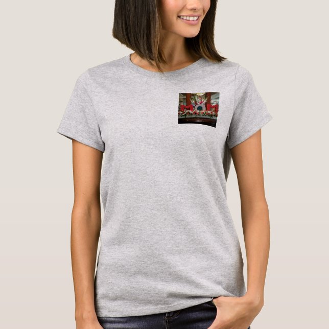 "Mamma, I Kärlek You" - en helig Blommigt T Shirt (Framsida)